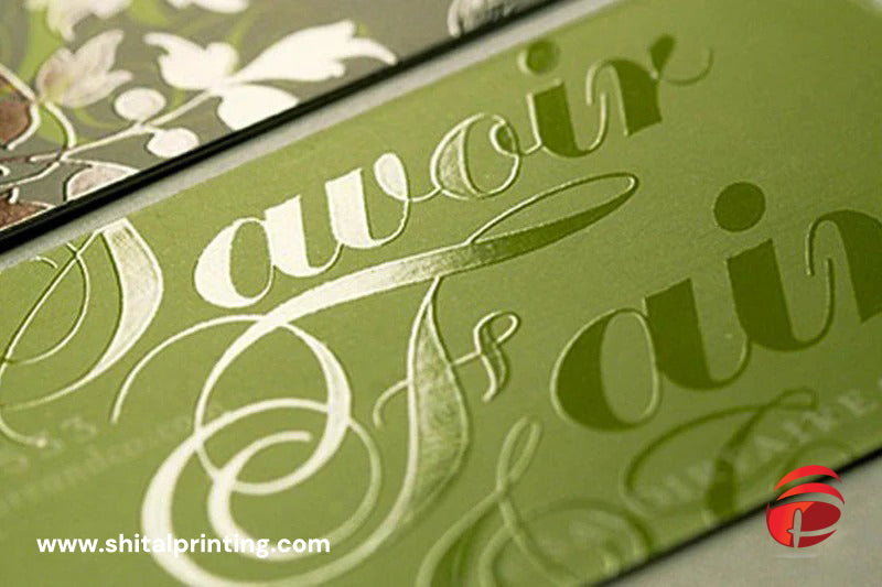 100 Business Cards, Matt Lamination, 3D Spot UV - Digital Printing