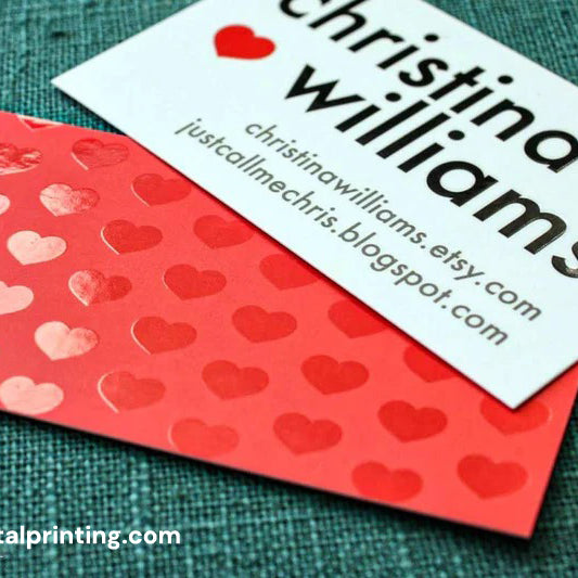 1000 Business Cards, Matt Laminated, Gold Foil