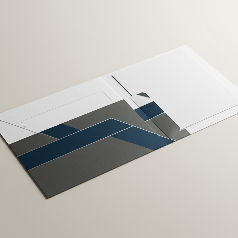 A4 Folder mockup