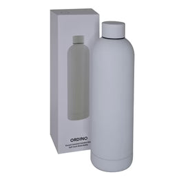 Soft Touch Insulated Water Bottle - 750ml - White