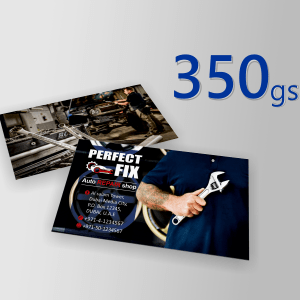 250 Business Cards, Matt Laminated, 350 gsm - Digital Printing