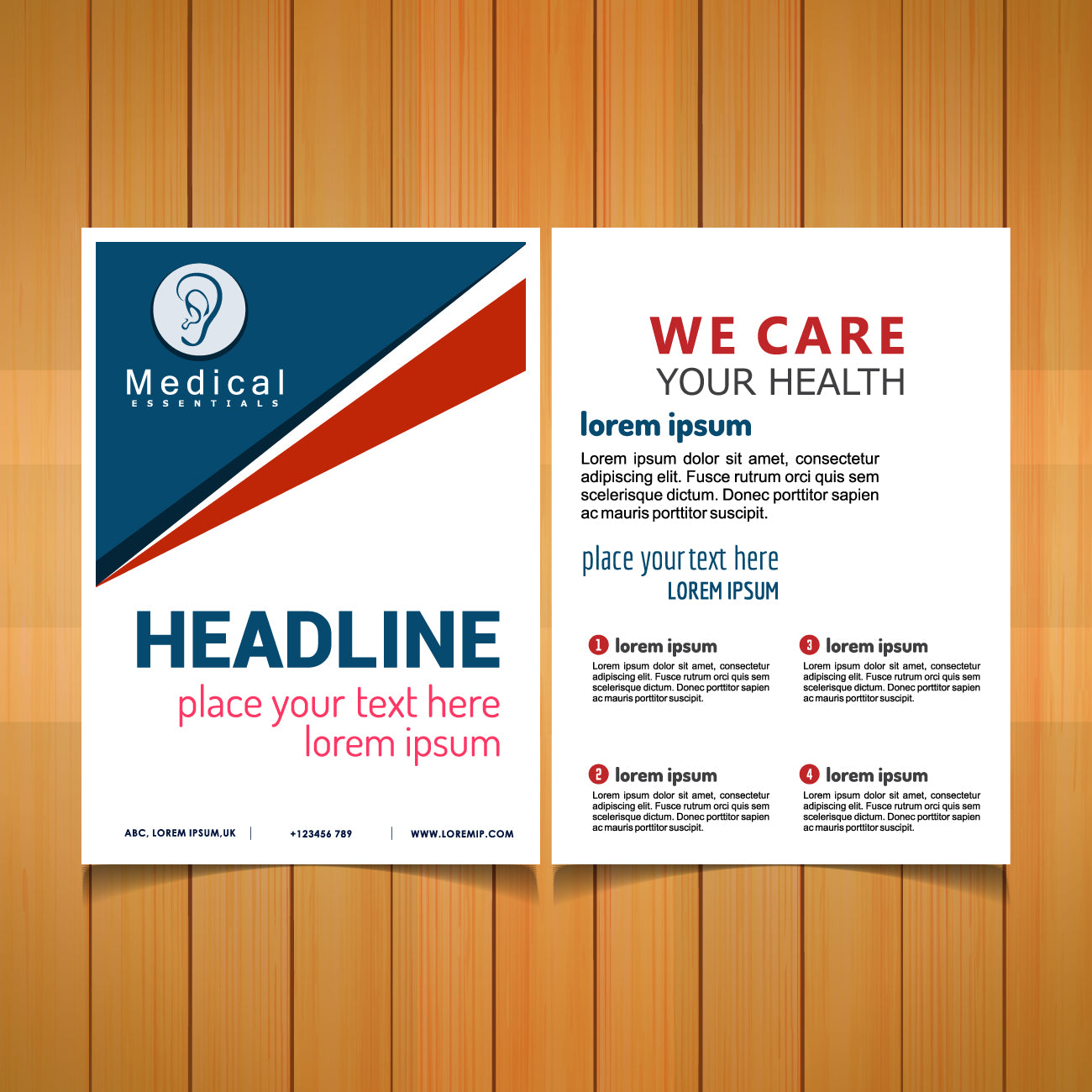 2000 Flyers B6 (17 × 20 cm), 115 GSM, Glossy Paper