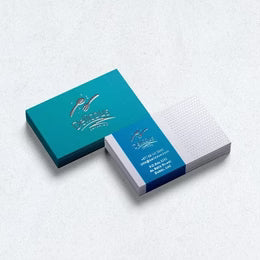 500 Business Cards, Textured Paper, 2 Color Printing
