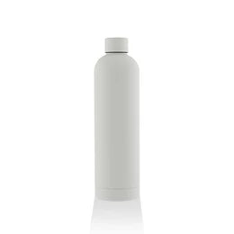Soft Touch Insulated Water Bottle - 750ml - White